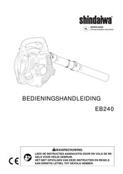 Shindaiwa EB240 Bedieningshandleiding