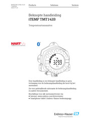 Endress+Hauser iTEMP TMT142B Beknopte Handleiding