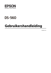 Epson DS-560 Gebruikershandleiding