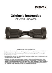 Denver HBO-6750 Originele Instructies