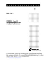 Bresser 4Cast LX Gebruiksaanwijzing