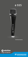 Sennheiser Evolution e 935 Gebruiksaanwijzing