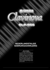 Yamaha Clavinova CLP-955 Gebruiksaanwijzing