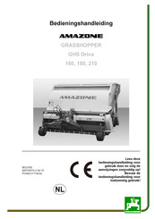 Amazone GRASSHOPPER GHS Drive 180 Bedieningshandleiding