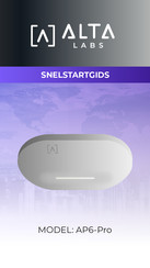 ALTA LABS AP6-Pro Snelstartgids