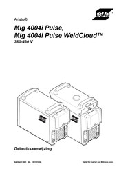 ESAB Aristo Mig 4004i Pulse Gebruiksaanwijzing