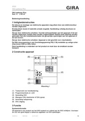 Gira DALI-gateway Plus Bedieningshandleiding