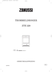 Zanussi ZTE 220 Gebruiksaanwijzing