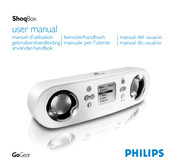 Philips GoGear ShoqBox pss110 Gebruikershandleiding