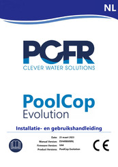 PoolCop Evolution Installatie En Gebruikshandleiding