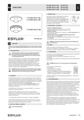 ESYLUX PD-ATMO 360i/8 O KNX Handleiding