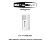 KlikAanKlikUit ACDB-7000C DEURBEL Gebruiksaanwijzing