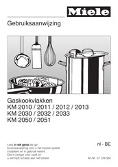 Miele KM 2030 Gebruiksaanwijzing
