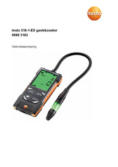 TESTO 0560 3163 Gebruiksaanwijzing