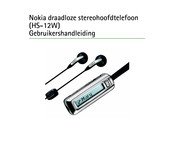 Nokia HS-12W Gebruikershandleiding