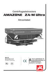 Amazone ZA-M Ultra Handleiding