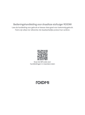 Roidmi XCQDS03RM Bedieningshandleiding