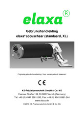 elaxa accuschaar Gebruikshandleiding