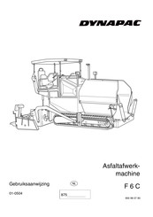 Dynapac F 6 C Gebruiksaanwijzing