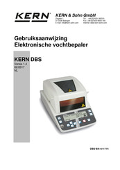 KERN and SOHN DBS 60-3 Gebruiksaanwijzing