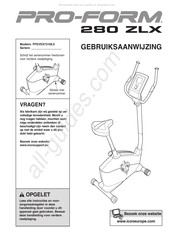 Pro-Form 200 ZLX Gebruiksaanwijzing