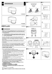 ESYLUX MD 200 Korte Handleiding