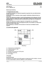 Jung 2098 REG HE Bedieningshandleiding