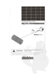 Shindaiwa PB270 POWERBROOM Handleiding