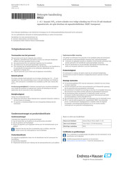 Endress+Hauser RN22 Handleiding