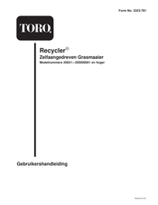 Toro 20651 Gebruikershandleiding