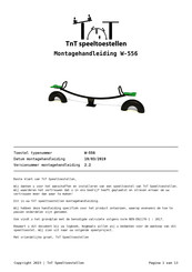 TNT W-556 Montagehandleiding