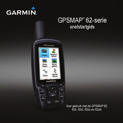 Garmin GPSMAP 62sc Snelstartgids