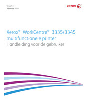 Xerox WorkCentre 3345 Handleiding Voor De Gebruiker