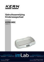 KERN MBE Series Gebruiksaanwijzing