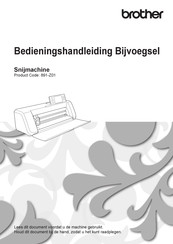 Brother 891-Z01 Bedieningshandleiding