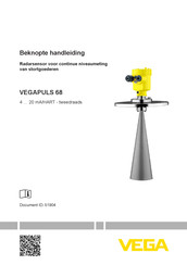 Vega VEGAPULS 68 Beknopte Handleiding