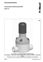 ProMinent DHV-U Series Gebruikershandleiding