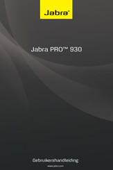 Jabra PRO 930 Gebruikershandleiding