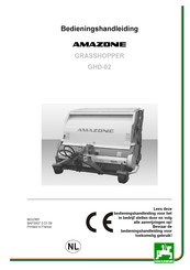 Amazone GHD-02 Bedieningshandleiding