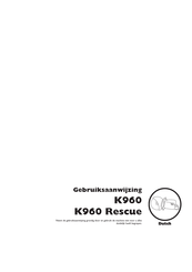 Husqvarna K960 Rescue Gebruiksaanwijzing