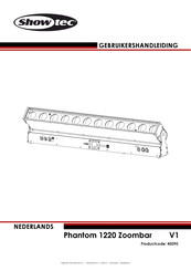 SHOWTEC Phantom 1220 Zoombar Gebruikershandleiding