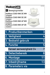 Theben HTS theMova S360 KNX DE GR Bedieningshandleiding