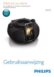 Philips AZD102 Gebruiksaanwijzing