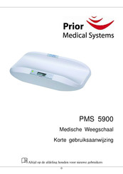 Prior PMS 5900 Korte Gebruiksaanwijzing