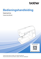 Brother 888-J92 Bedieningshandleiding