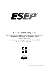 ESEP BPA-KVI Series Gebruikershandleiding