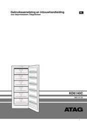 Atag KD6140C Gebruiksaanwijzing