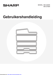 Sharp MX-2300N Gebruikershandleiding
