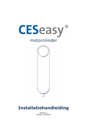 CESeasy motorcilinder Installatiehandleiding