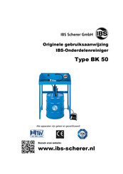 IBS Scherer BK 50 Gebruiksaanwijzing